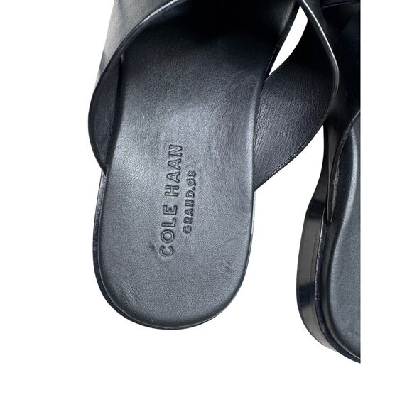 Cole Haan Goldwyn 2.0 Crisscross Sandal Men's Black Size 10 M - Picture 2 of 10